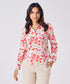 Breezy Red Printed Shirt